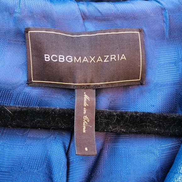 🔥SOLD🔥 Leather Blue Cropped Hoodie Jacket - Picture 12 of 14